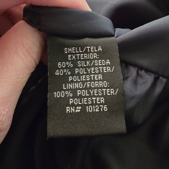 Nicole Miller NWT Plaid Silk Blend Double Breasted Peplum Blazer Sz 14 - Picture 10 of 10